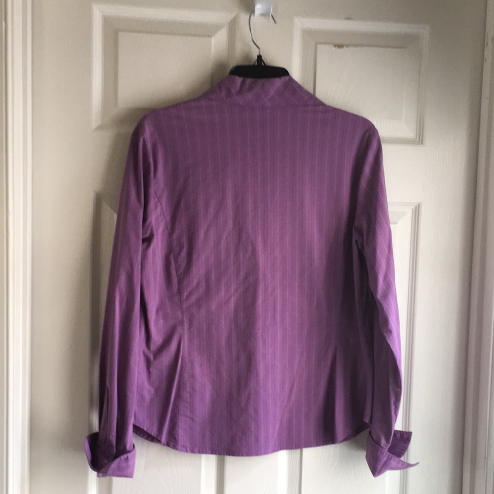 Purple Button-Up Shirt
